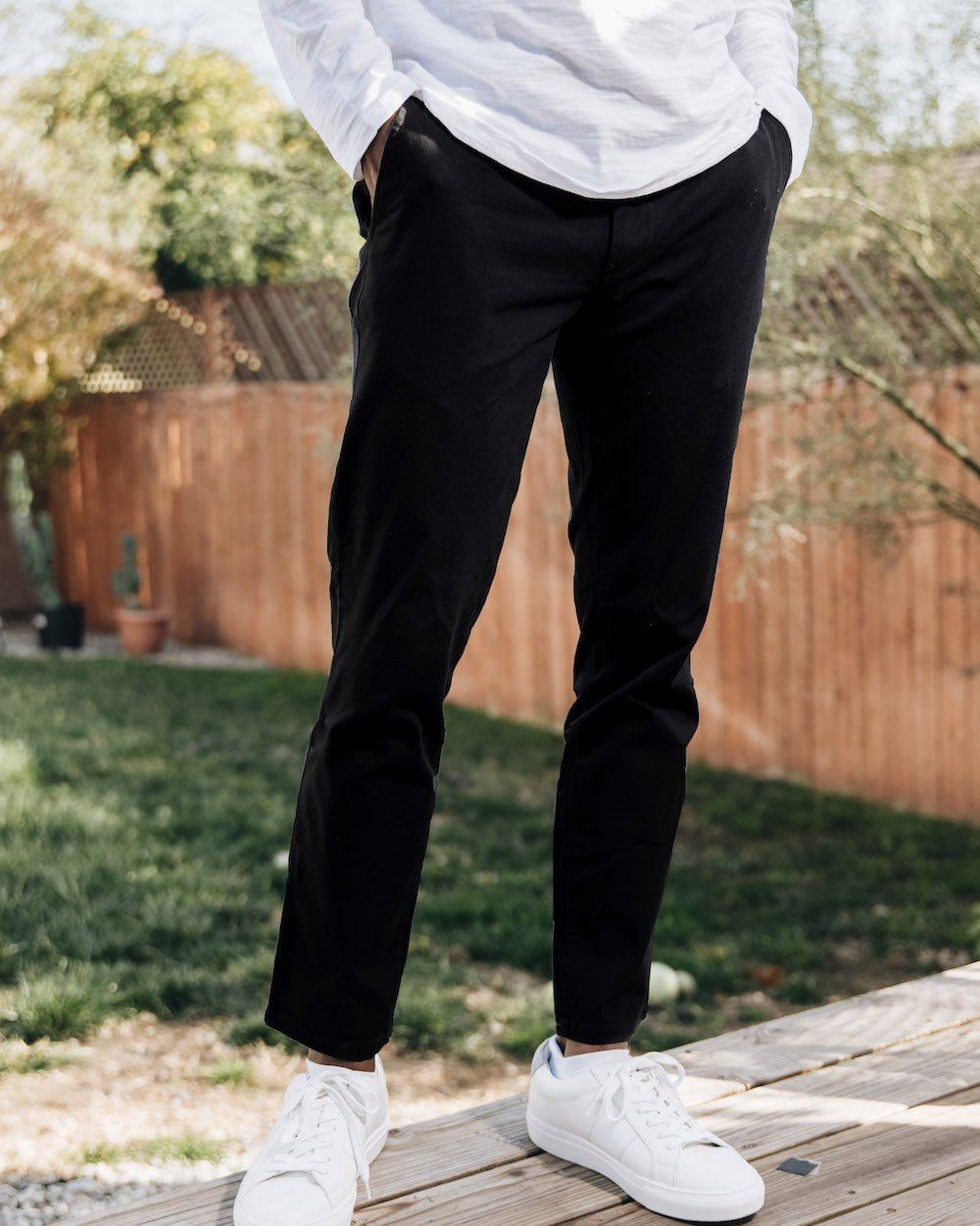 Black | Tech Chino Pants
