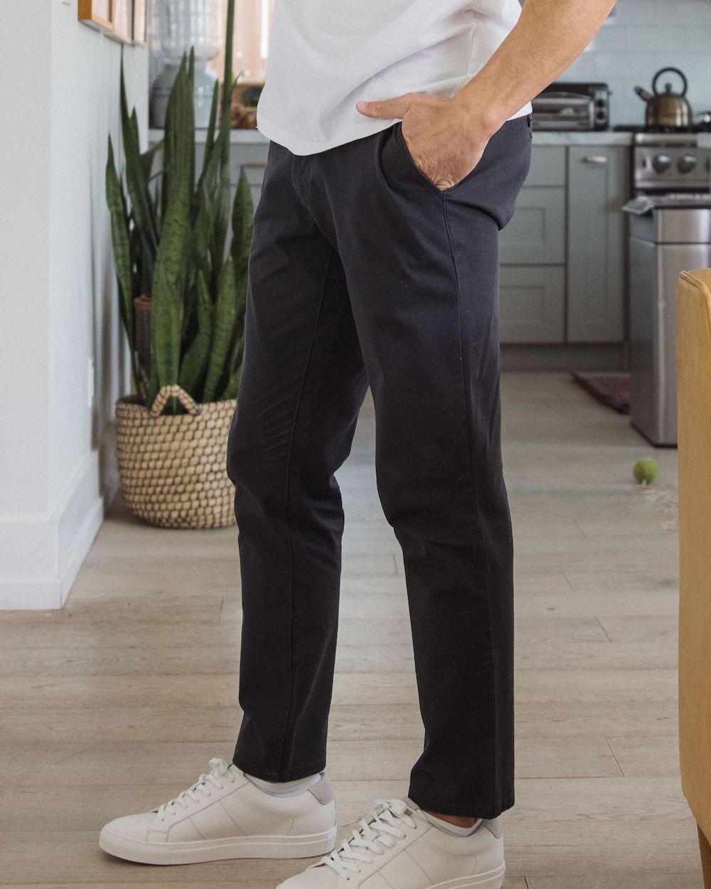 Charcoal | Tech Chino Pants
