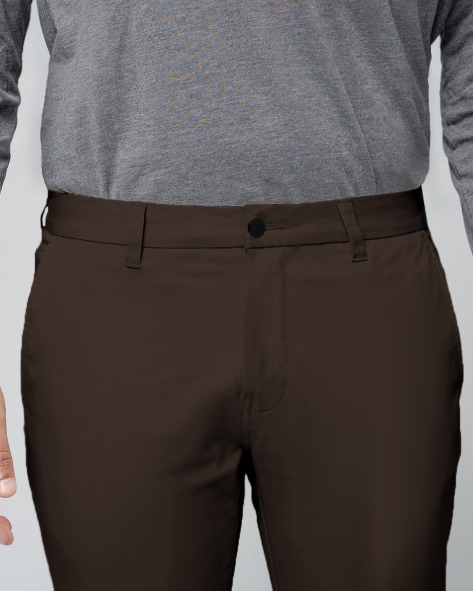 Chocolate Brown | Tech Chino Pants