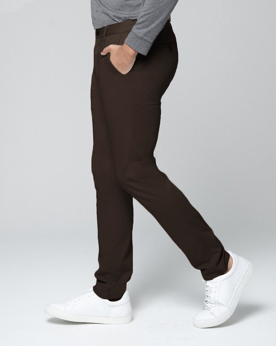 Chocolate Brown | Tech Chino Pants