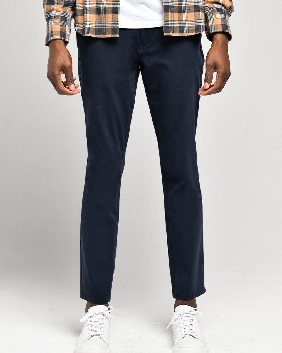 Midnight Navy | Tech Chino Pants (Slim)