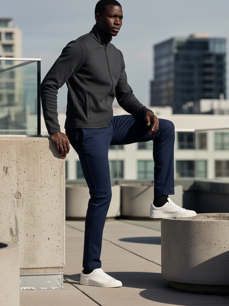 Midnight Navy | Tech Chino Pants