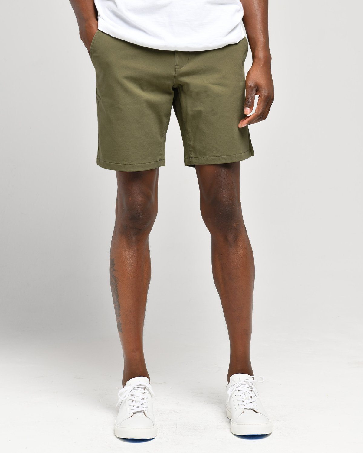 Olive | Tech Chino Shorts