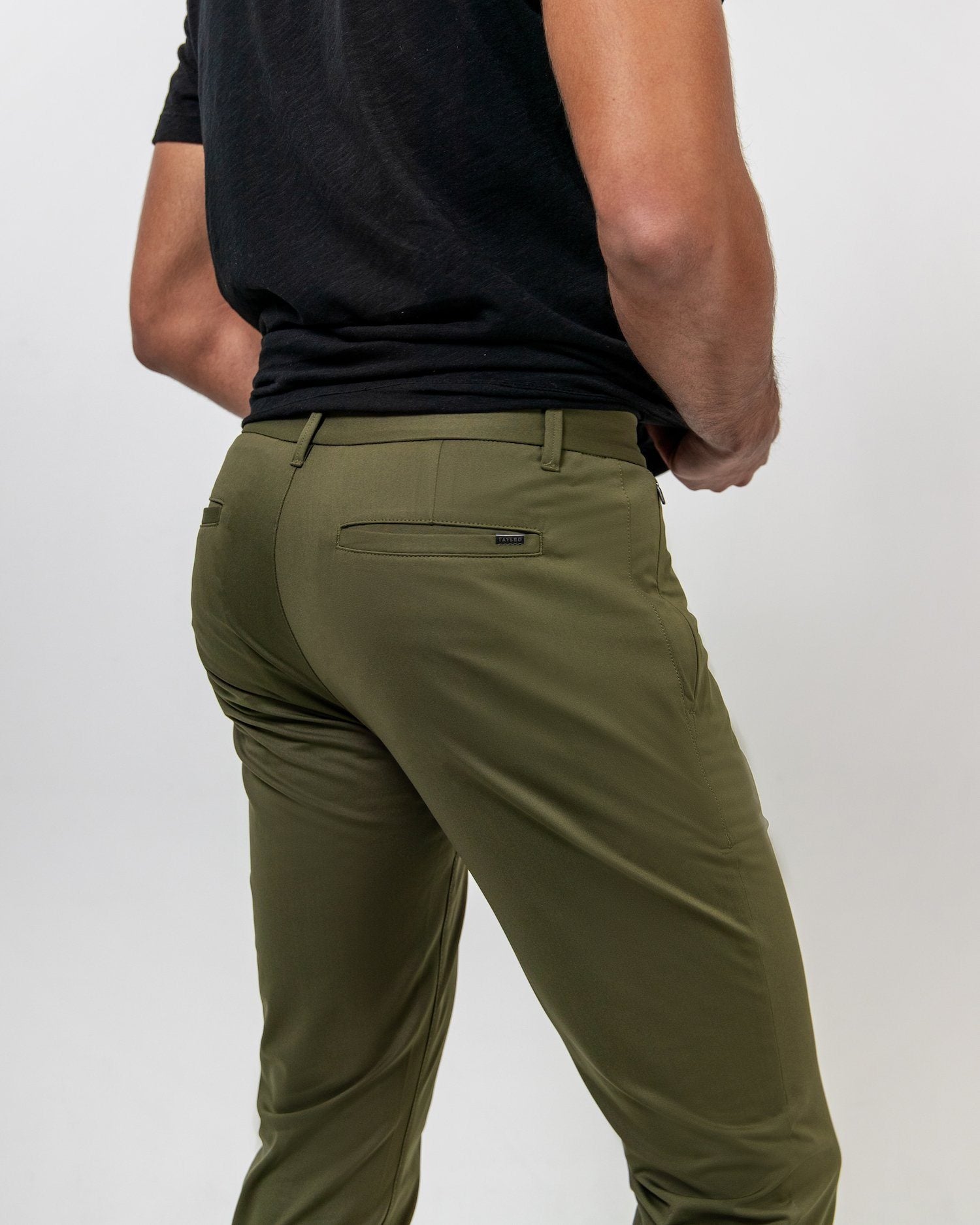 Forest Green | Warp Knit Pants