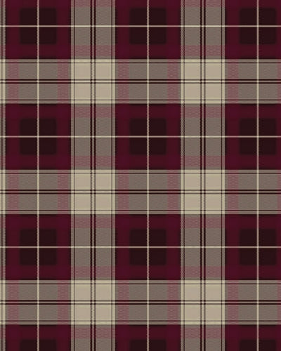 Burgundy Plaid | Stretch Button Down Shirt