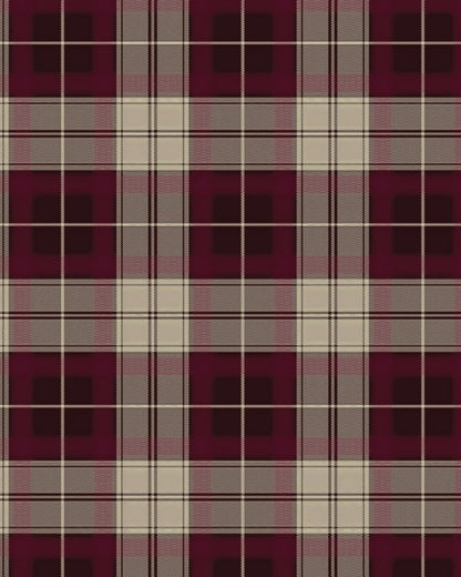 Burgundy Plaid | Stretch Button Down Shirt
