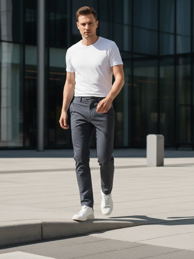 Charcoal | Tech Chino Pants