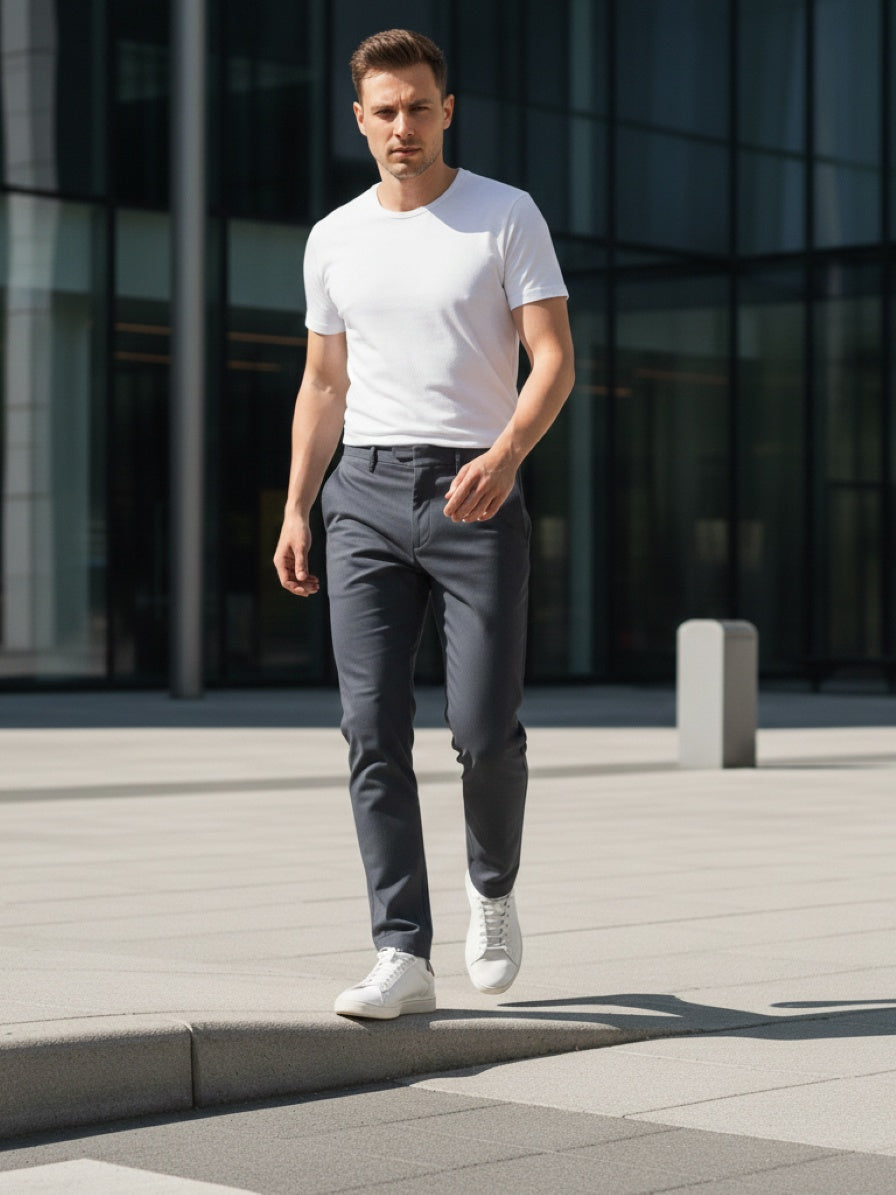 Charcoal | Tech Chino Pants