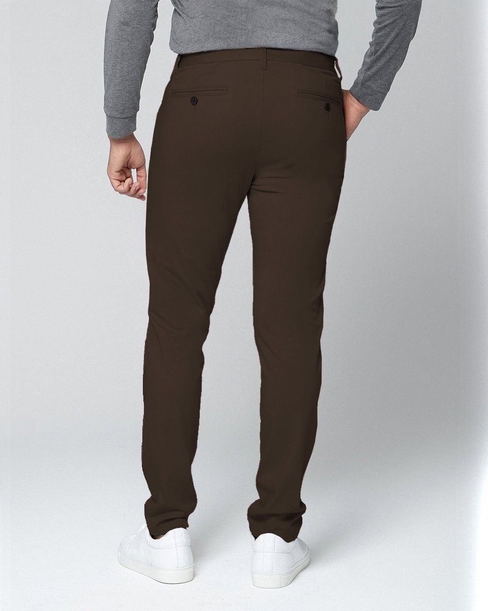 Chocolate Brown | Tech Chino Pants