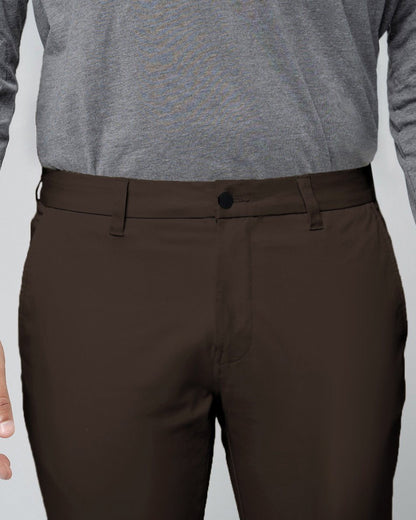 Chocolate Brown | Tech Chino Pants
