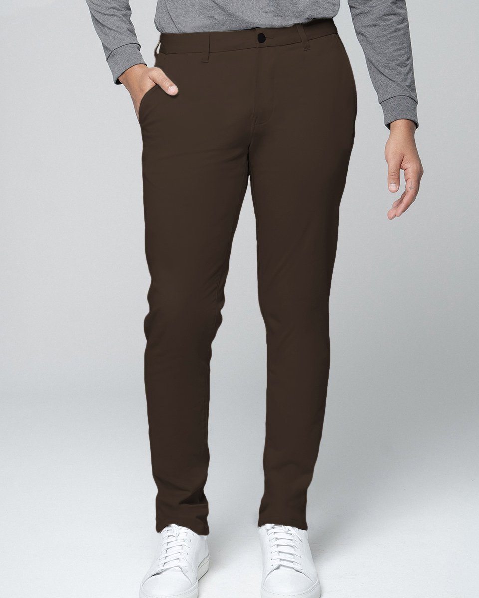 Chocolate Brown | Tech Chino Pants