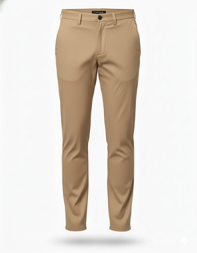 Beige pants on a white background