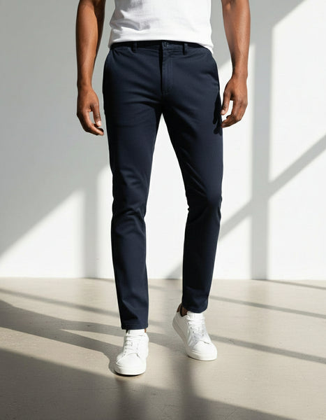 Midnight Navy Tech Chinos – TAYLRD
