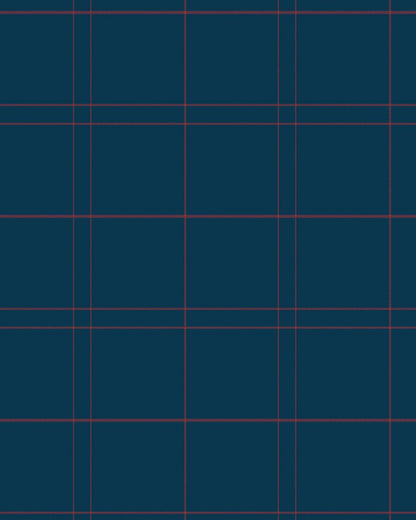 Navy Red Plaid | Stretch Button Down Shirt