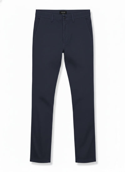 Navy blue pants on a white background