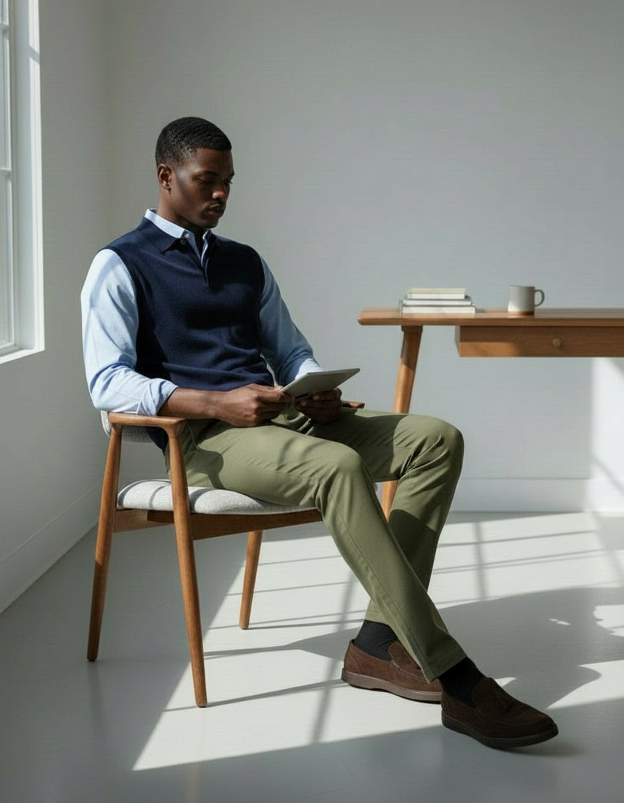 Olive Green Tech Chinos – TAYLRD