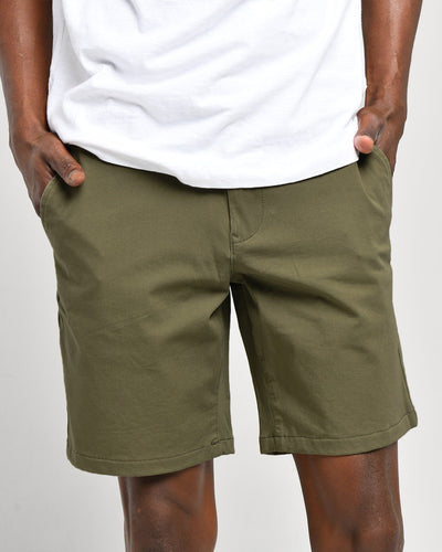 Olive | Tech Chino Shorts