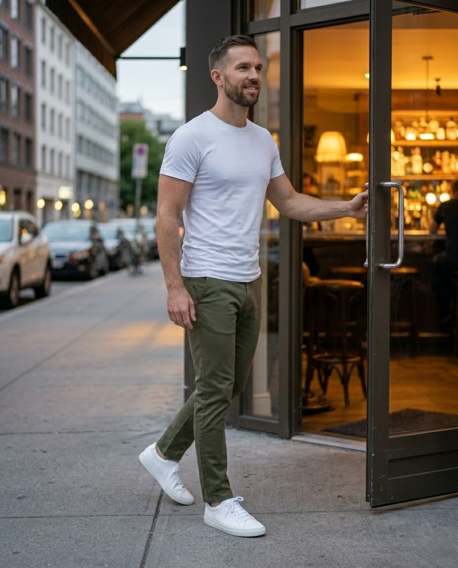 Blackened Pearl Grey Tech Chinos – TAYLRD