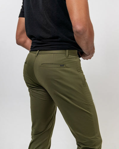 Forest Green | Warp Knit Pants
